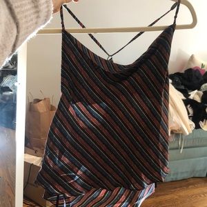 Free people silk cami blouse